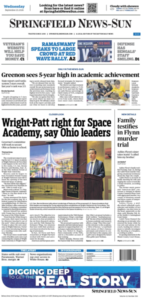 Cover of Springfield News-Sun
