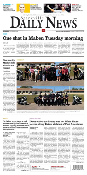 Cover of Starkville Daily News