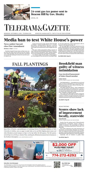 Cover of Telegram & Gazette