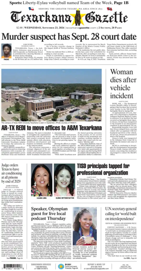 Cover of Texarkana Gazette