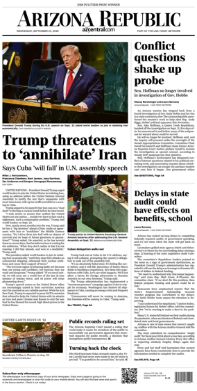 Cover of The Arizona Republic