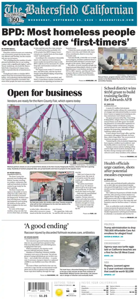 Cover of The Bakersfield Californian