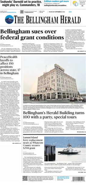 Cover of The Bellingham Herald