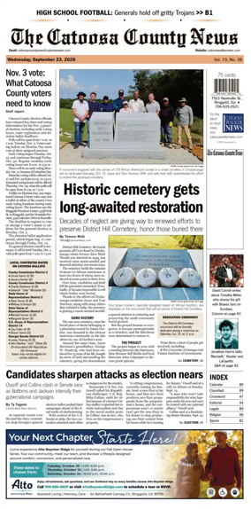 Cover of The Catoosa County News