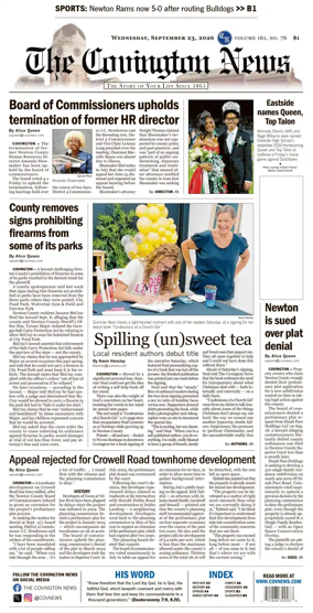 Cover of The Covington News