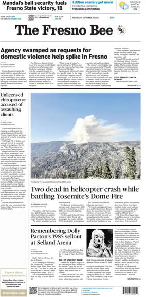 Cover of The Fresno Bee