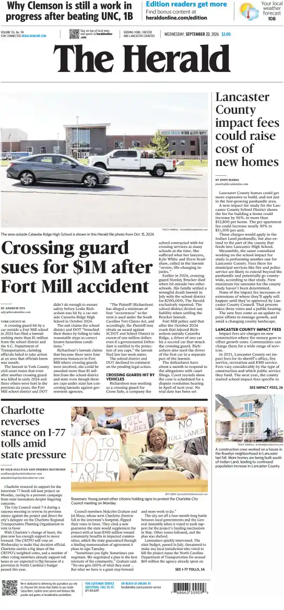 Cover of The Herald (Rock Hill)