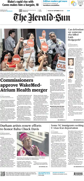 Cover of The Herald Sun