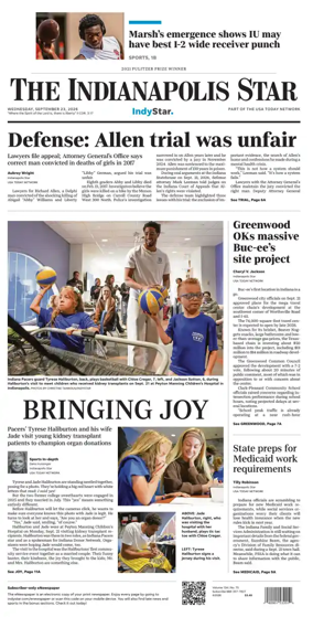 Cover of The Indianapolis Star