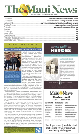 Cover of The Maui News