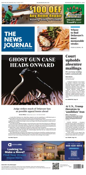 Cover of The News Journal