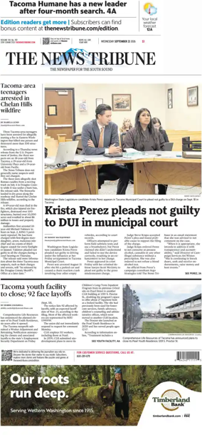 Cover of The News Tribune