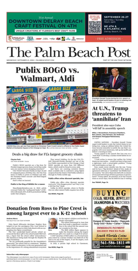 Cover of The Palm Beach Post
