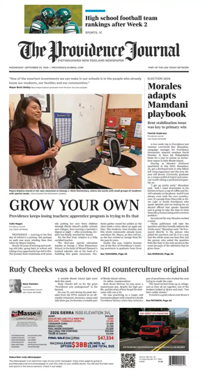 Cover of The Providence Journal