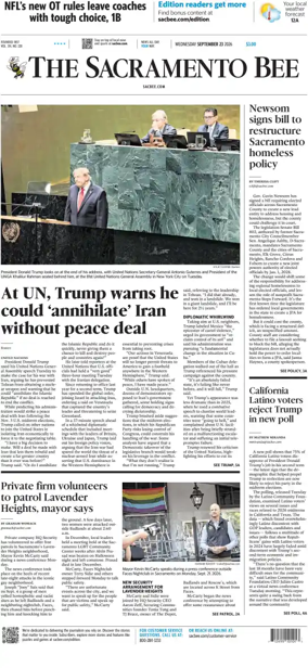 Cover of The Sacramento Bee