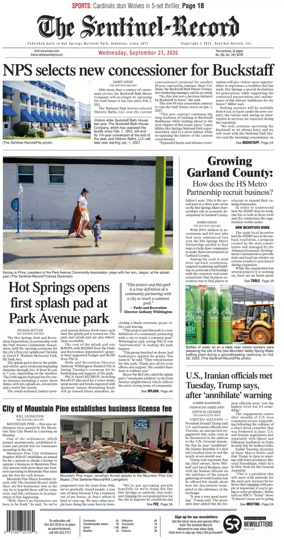 Cover of The Sentinel-Record