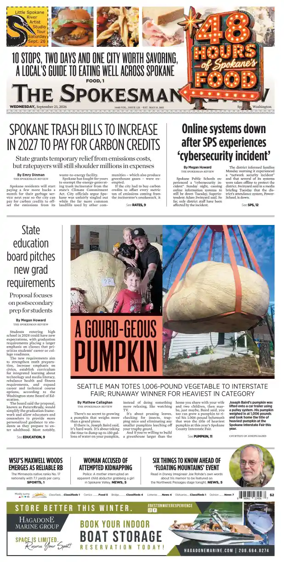 Cover of The Spokesman-Review (Spokane)