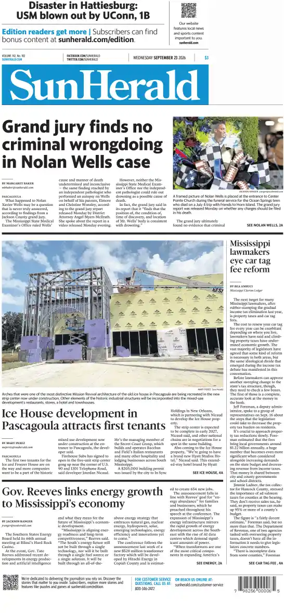 Cover of The Sun Herald