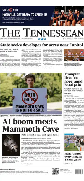Cover of The Tennessean