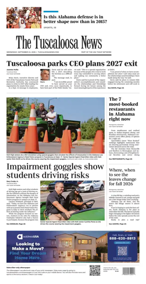 Cover of The Tuscaloosa News