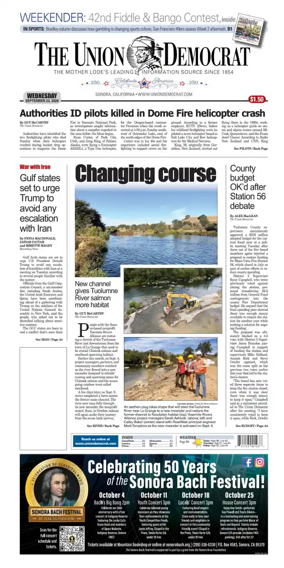 Cover of The Union Democrat