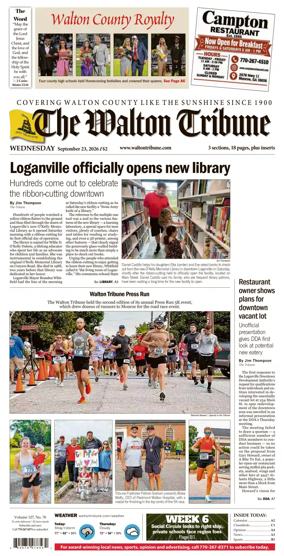 Cover of The Walton Tribune