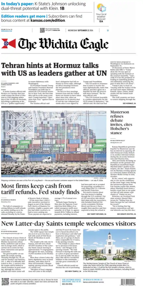 Cover of The Wichita Eagle