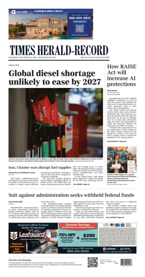 Cover of Times Herald-Record