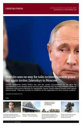 Cover of Ukrainska Pravda