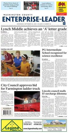 Cover of Washington County Enterprise-Leader