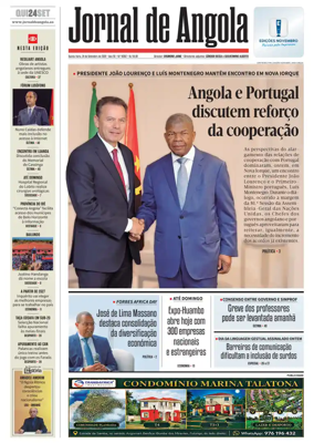 Cover of Jornal de Angola
