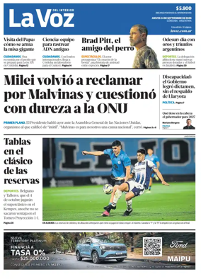 Cover of La Voz del Interior