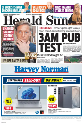 Cover of Herald Sun