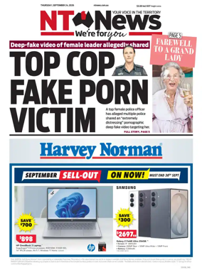 Cover of NT News
