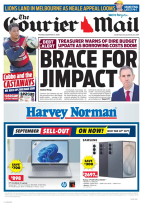Cover of The Courier-Mail