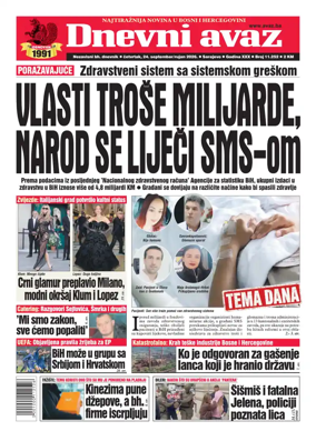 Cover of Dnevni avaz