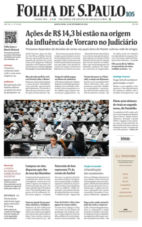 Cover of Folha de S.Paulo
