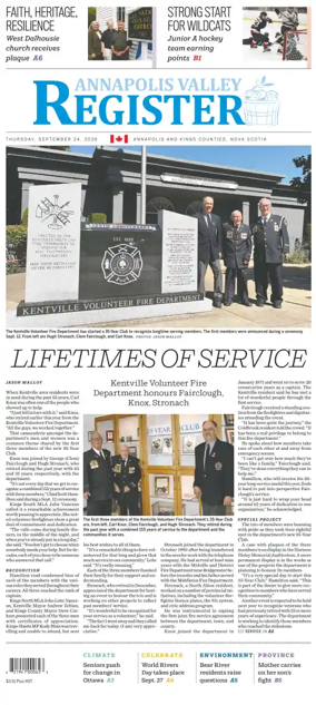 Cover of Annapolis Valley Register