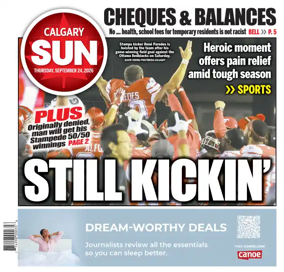 Cover of Calgary Sun