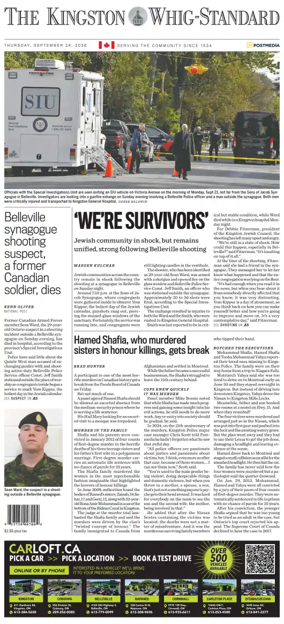 Cover of Kingston Whig-Standard