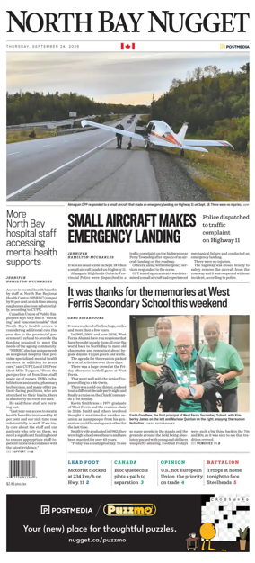 Cover of North Bay Nugget