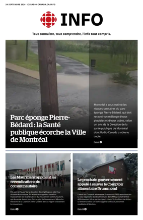 Cover of Radio-Canada Info