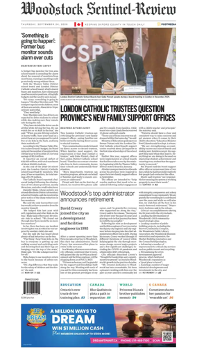 Cover of Sentinel-Review (Woodstock)