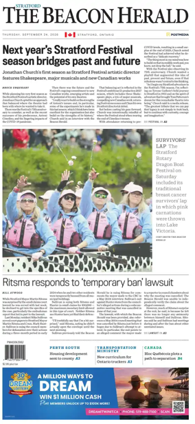 Cover of The Beacon Herald