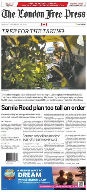 Cover of The London Free Press