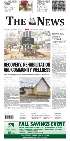 Cover of The News (New Glasgow)