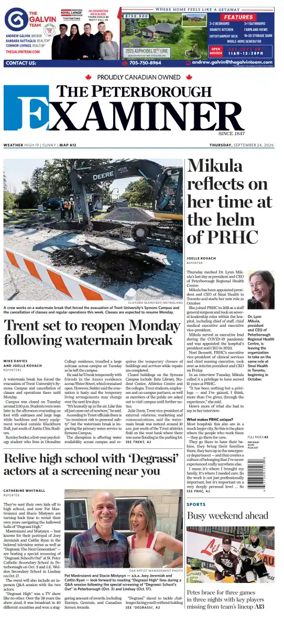 Cover of The Peterborough Examiner