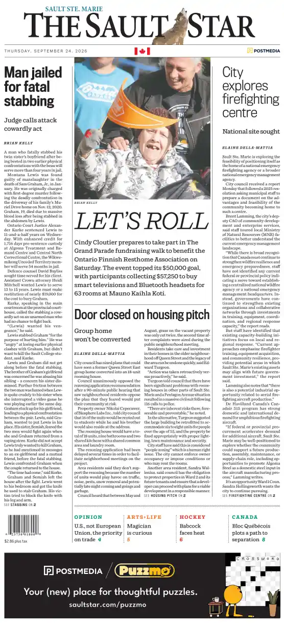 Cover of The Sault Star