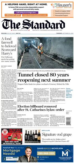 Cover of The Standard (St. Catharines)