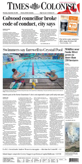 Cover of Times Colonist